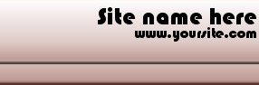 Site Name Logo